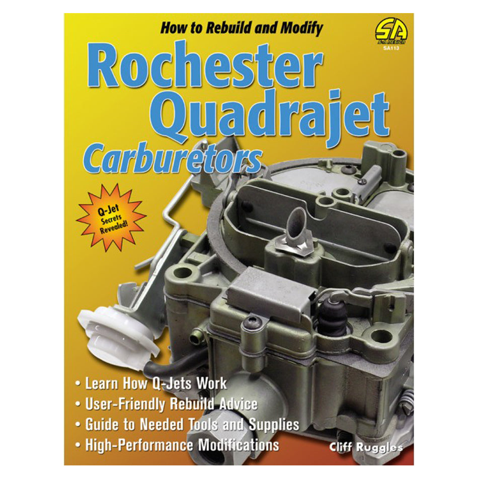 S-A Books How to Build and Modify Quadrajet Carbs SABSA113