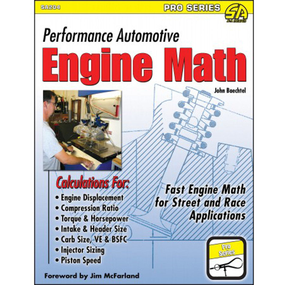 S-A Books Performance Automotive Engine Math SABSA204