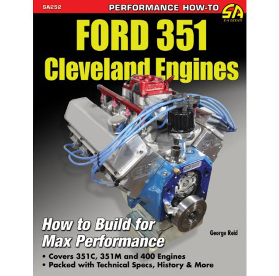 S-A Books Ford 351 Cleveland Motor Build for Performance SABSA252