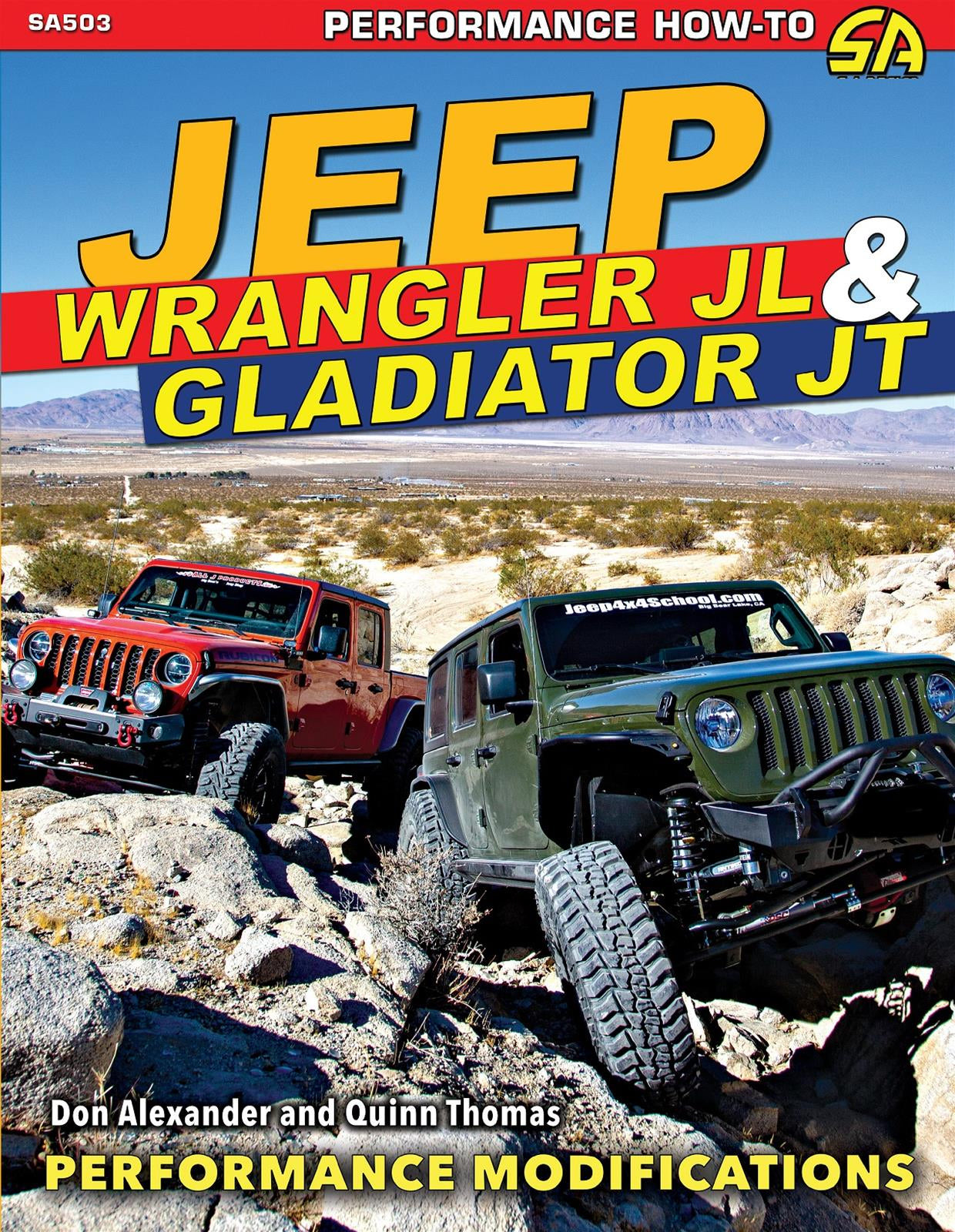 S-A Books Jeep Wrangler JL and JT Performance Modification SABSA503