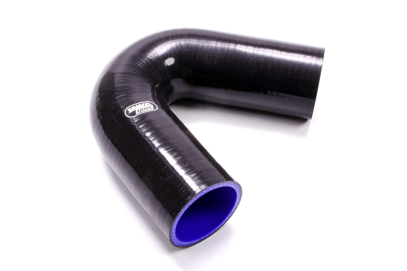 Samco Sport 2-3/8in 135 Deg Elbow Hose Black SAME13560BLACK