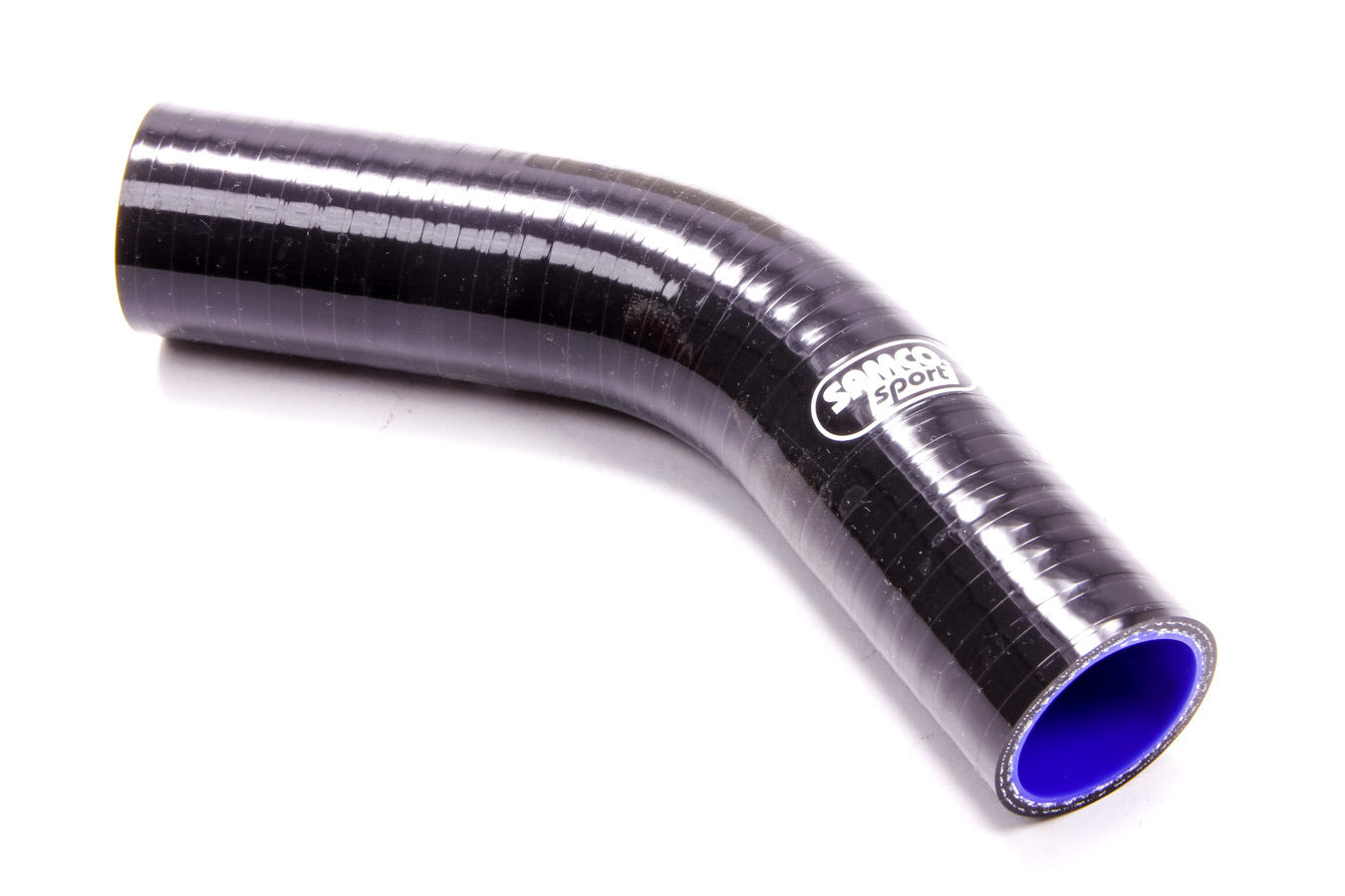 Samco Sport 1-1/2in 45Deg Elbow Hose Black SAME4538BLACK