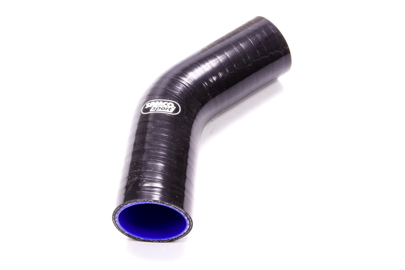 Samco Sport 1-3/4in 45Deg Elbow Hose Black SAME4545BLACK