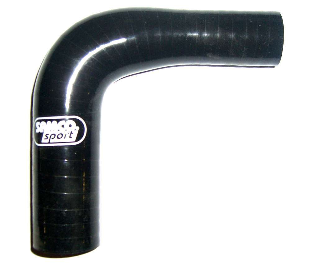 Samco Sport 1-3/4in to 1-1/2in 90Deg Reducer Elbow Black SAMRE9045-38BLACK