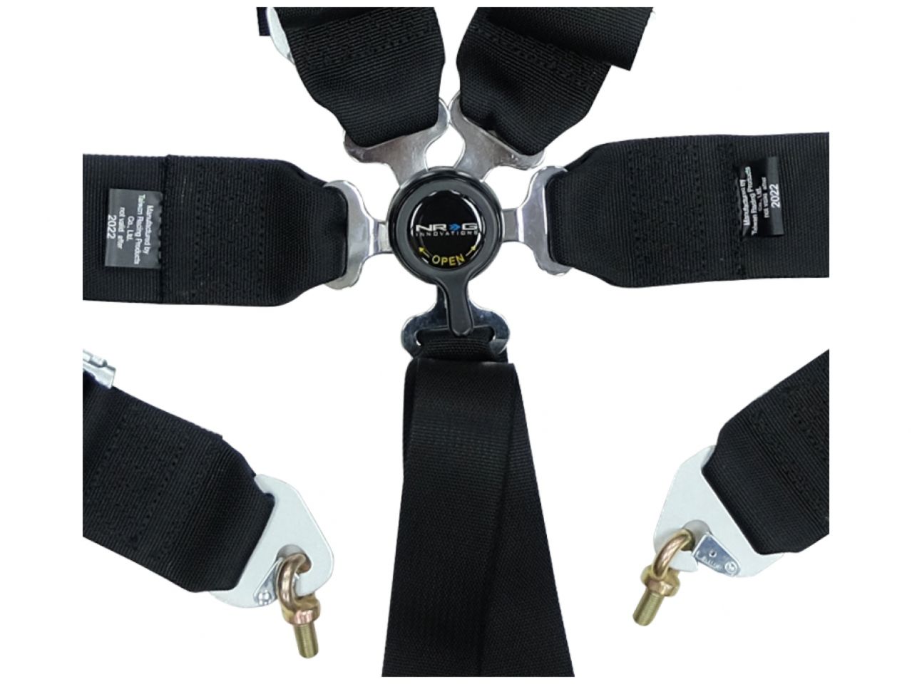 NRG Fia Approved 5Pt 3 Inch Seat Belt Harness / Cam Lock - Black