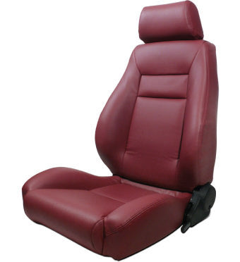 Scat Elite 1100 Series Seat Maroon Vinyl LH SCA80-1100-56L
