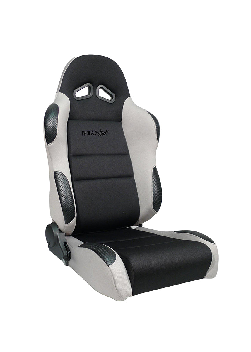 Scat Sportsman Racing Seat - Left - Gray Velour SCA80-1606-62L