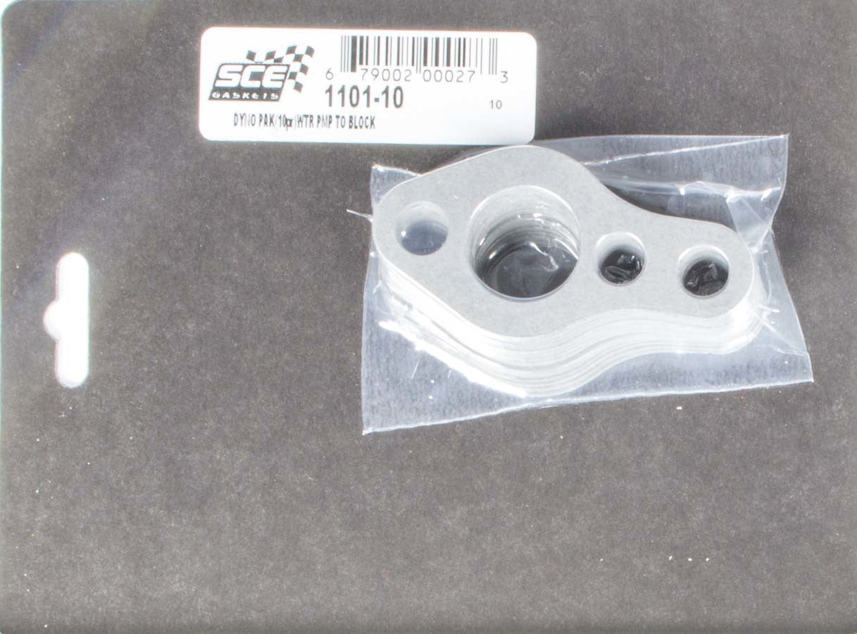 SCE Gaskets SBC Water Pump Gaskets Dyno-Pak (10pr) SCE1101-10