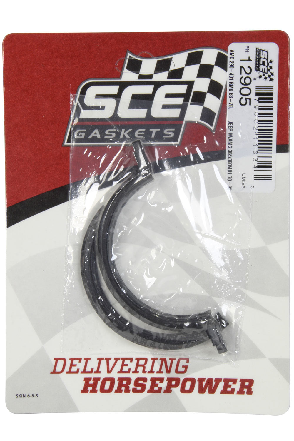 SCE Gaskets AMC V8 Rear Main Seal 360-401 SCE12905