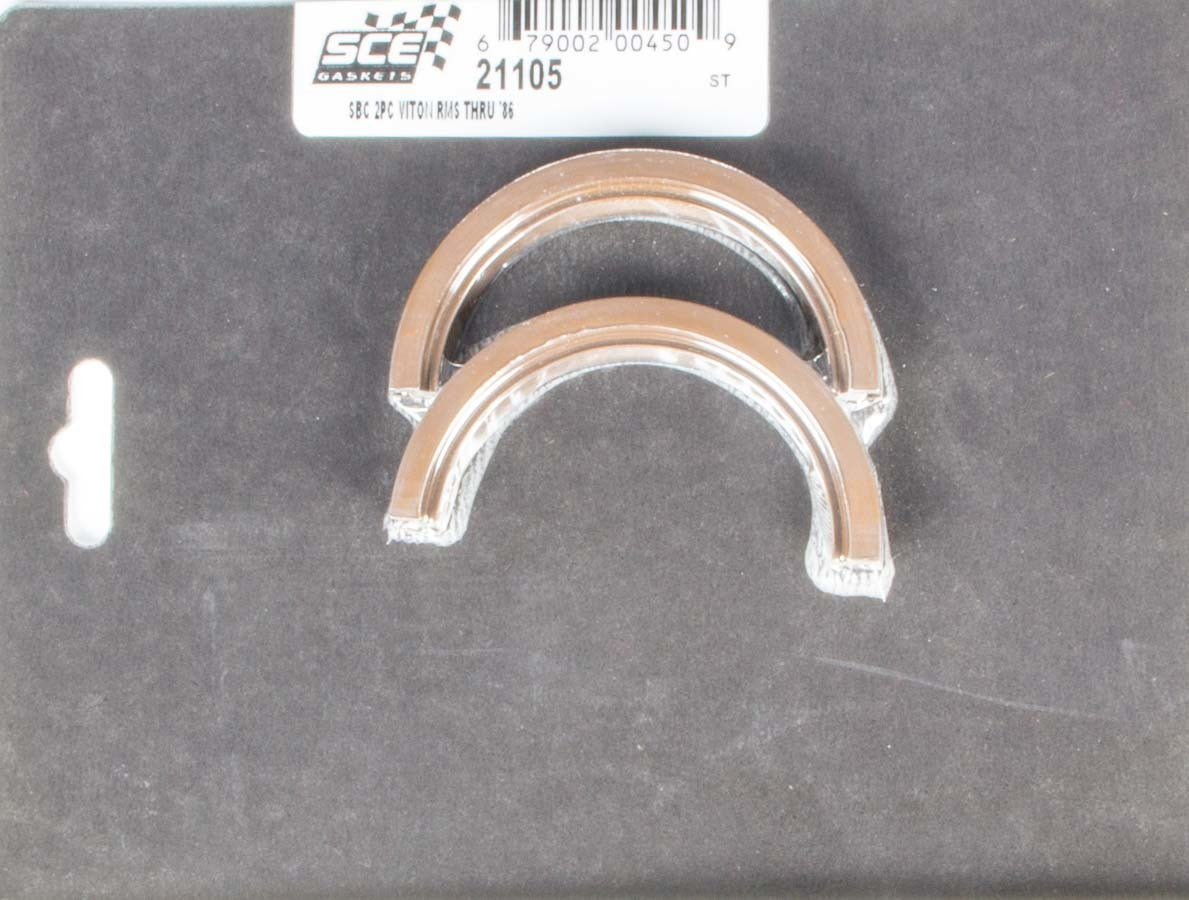 SCE Gaskets SBC Rear Main Seal - 2-Piece Viton SCE21105