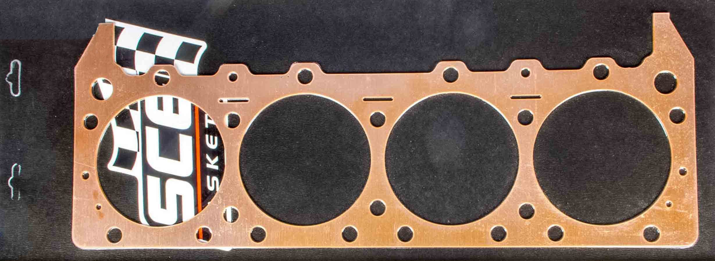 SCE Gaskets BBM Copper Head Gasket 4.380 x .043 SCEP643843