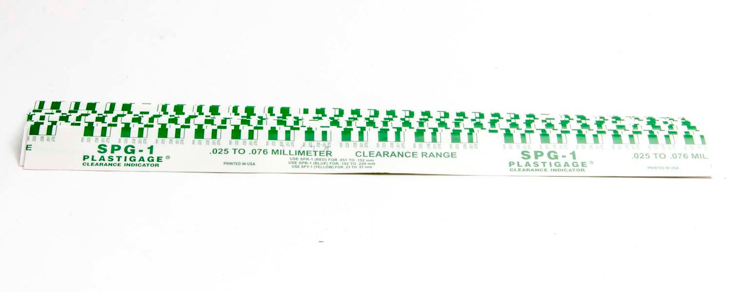 Sealed Power .001in-.003in Plastigage Green SEASPG1-12