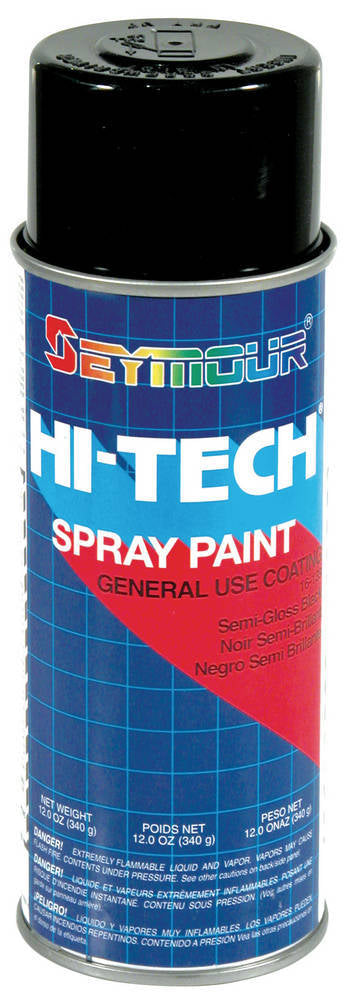 Seymour Paint Hi-Tech Enamels Semi- Gloss Black Paint SEY16-139