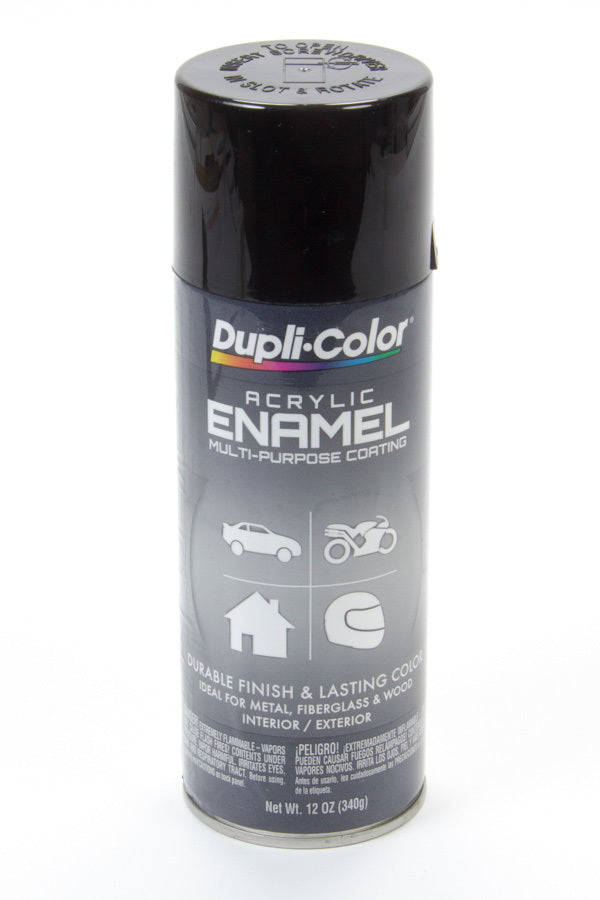 Dupli-Color Gloss Black Enamel Paint 12oz SHEDA1600