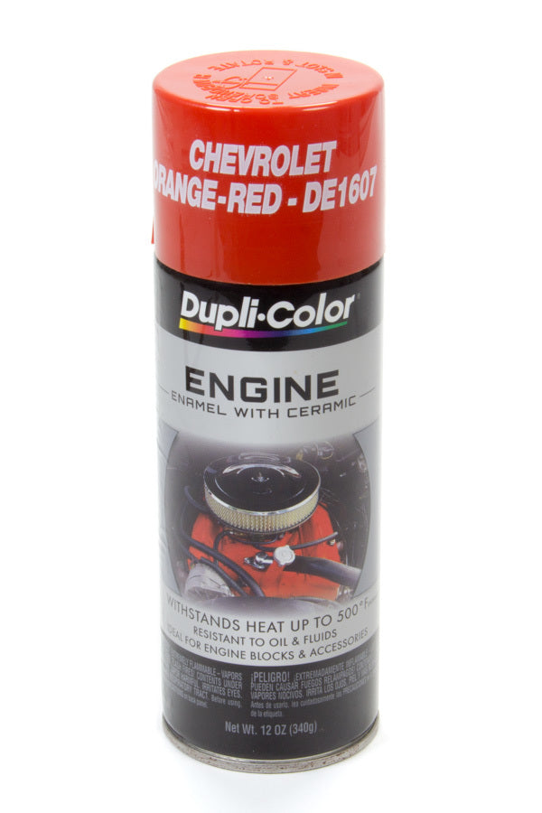 Dupli-Color Chevy Orange/Red Engine Paint 12oz SHEDE1607