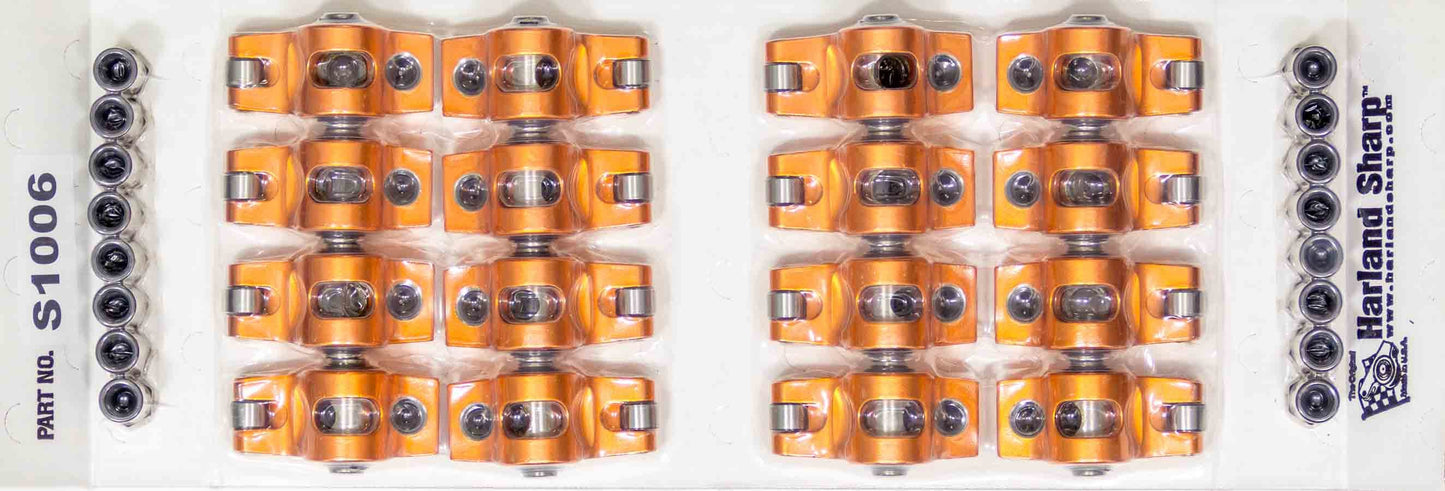 Sharp Rockers SBC Rocker Arms - 1.65 Ratio 7/16 Stud SHPS1006