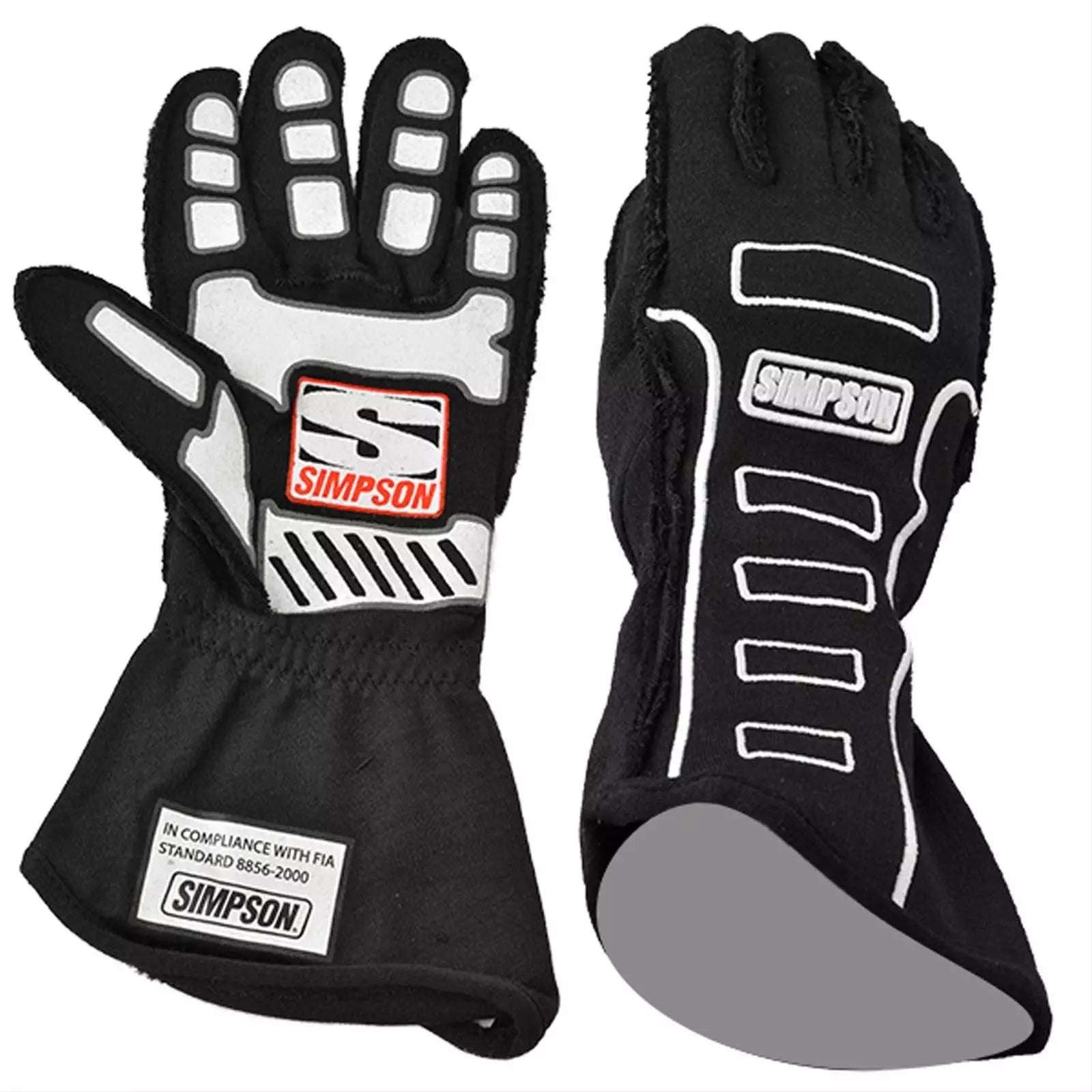 Simpson Competitor Glove Large Black Outer Seam SIM21300LK-O