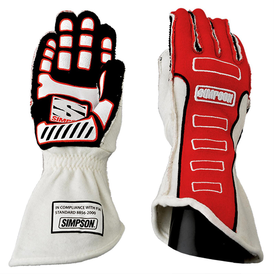 Simpson Competitor Glove X-Large Red Outer Seam SIM21300XR-O