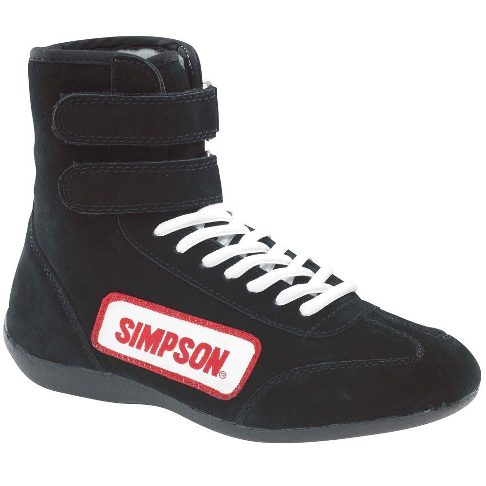 Simpson High Top Shoes 10 Black SIM28100BK