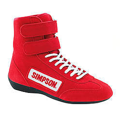 Simpson High Top Shoes 10 Red SIM28100RD