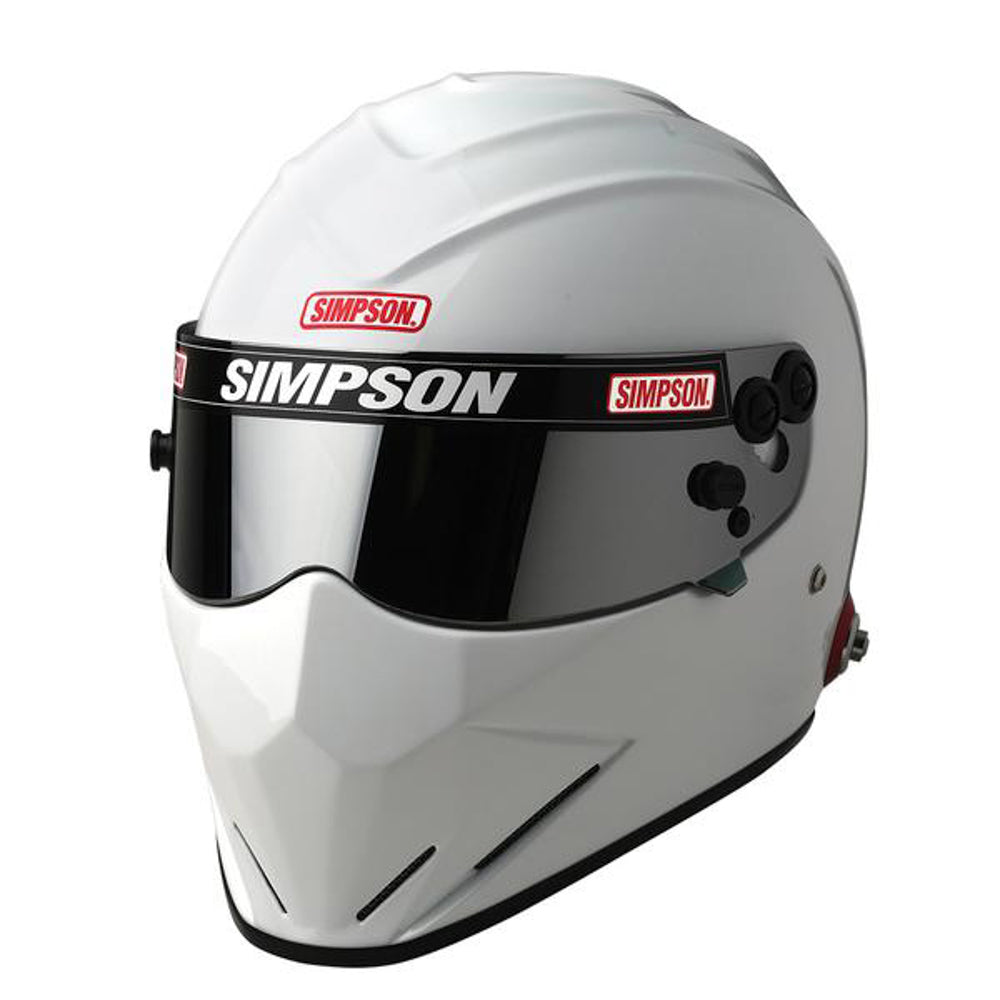 Simpson Helmet Diamondback 7-3/8 White SA2020 SIM7297381