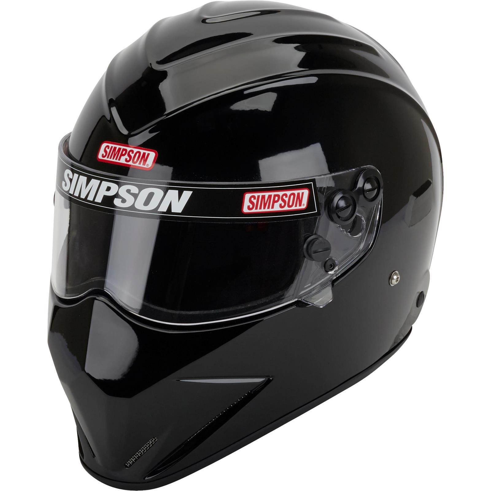 Simpson Helmet Diamondback 7-3/8 Black SA2020 SIM7297382