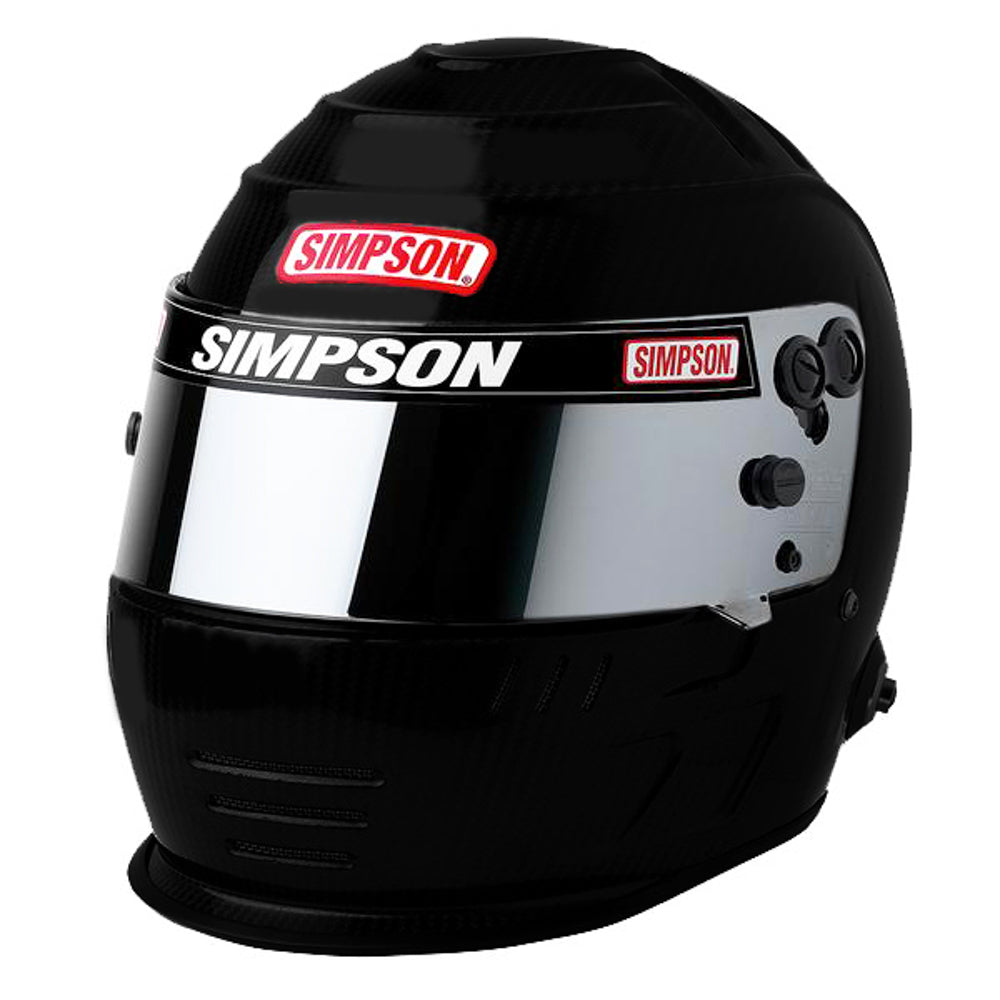 Simpson Helmet Speedway Shark 7-1/4 Flat Black SA2020 SIM7707148