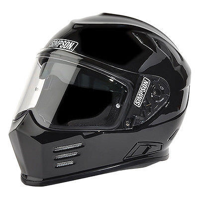 Simpson Helmet Black DOT Ghost Bandit Large SIMGBDL2