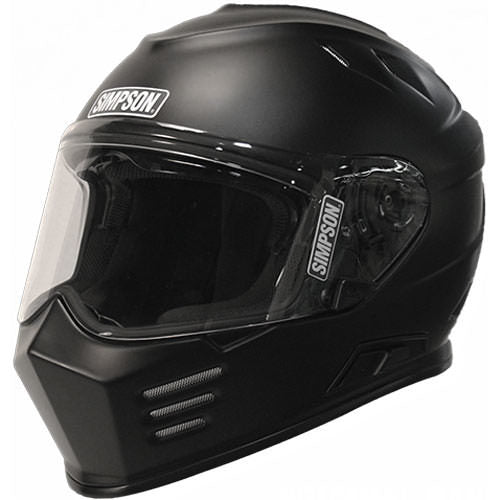 Simpson Helmet Flat Black DOT Ghost Bandit Large SIMGBDL3