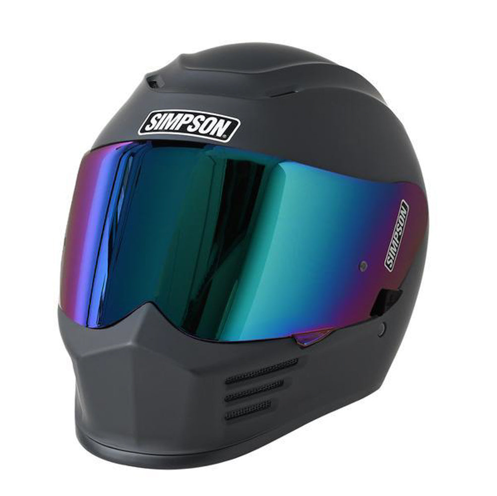 Simpson Helmet Speed Bandit X-Lr Flat Black DOT SIMSPBXL3