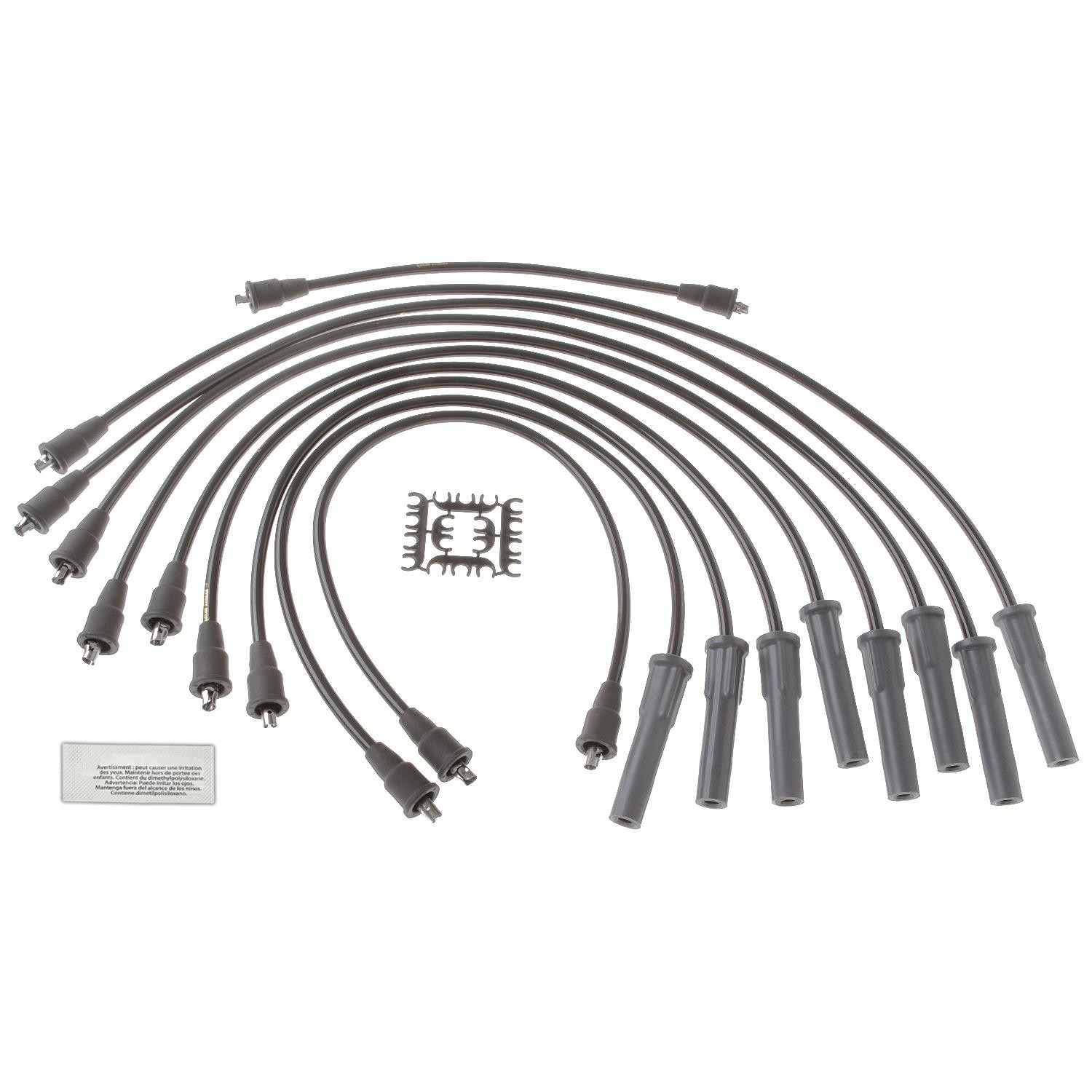 Blue Streak Wire Spark Plug Wire Set  top view frsport 10117