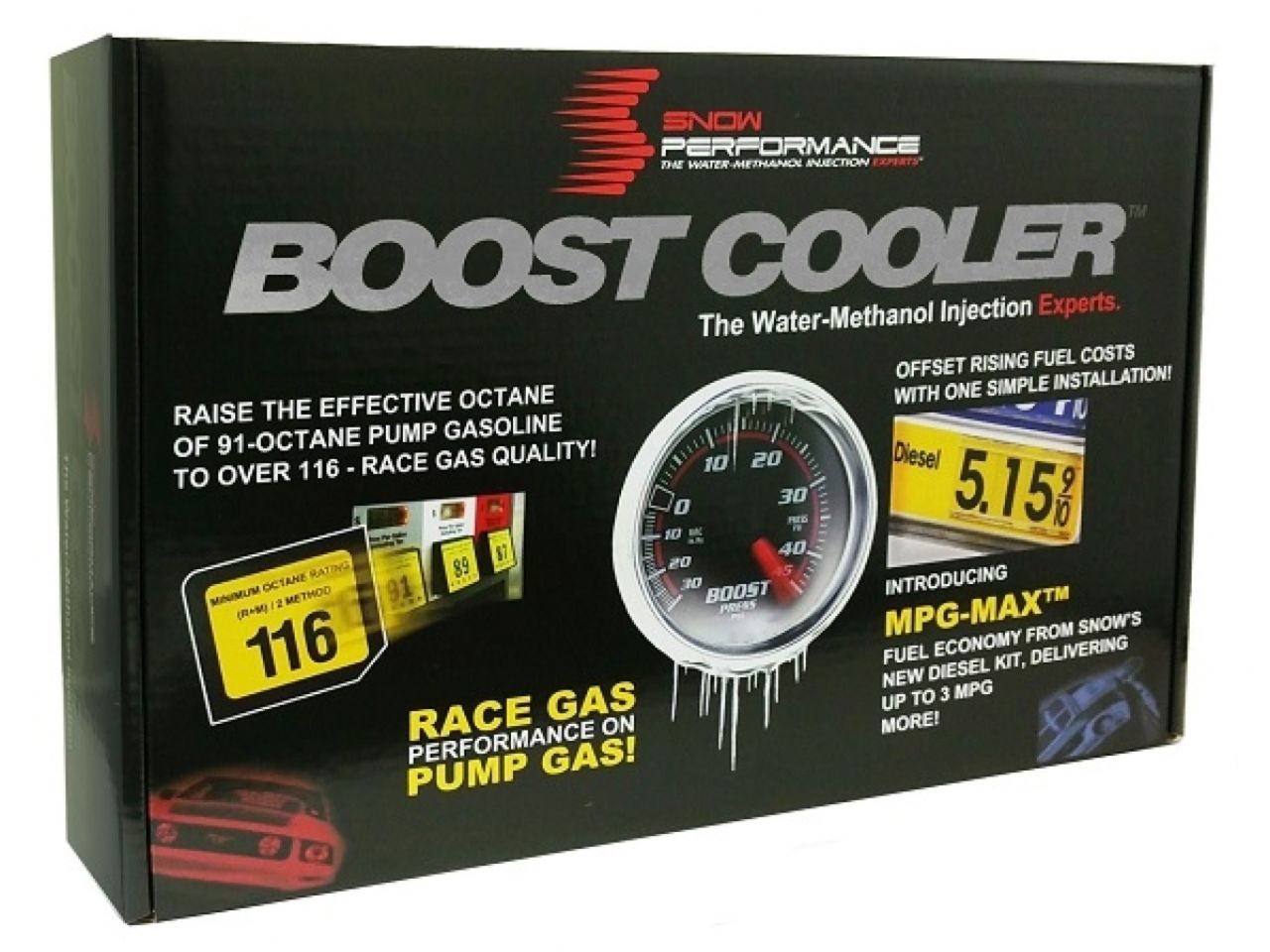 Snow Performance Gas Stage 2 08-15 Dodge Challenger/Charger Boost Cooler Water/Meth