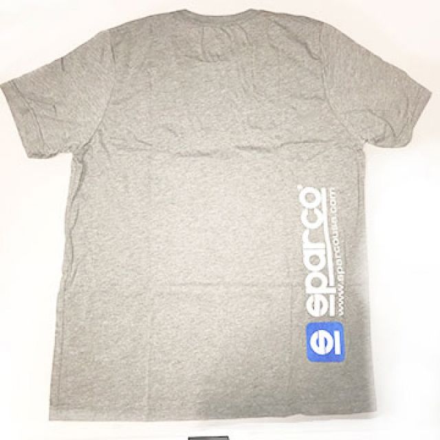 Sparco WWW T-Shirt Large Tri-blend Gray Grey Large