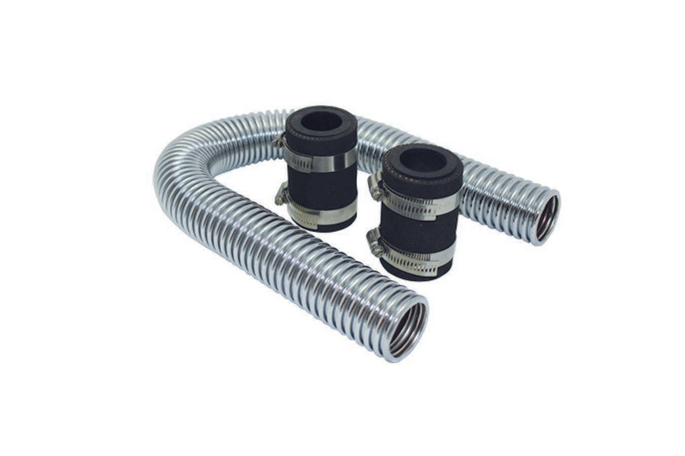 SPC Performance Radiator Hose Kit 24in w/o Aluminum Caps Chrome SPC6354