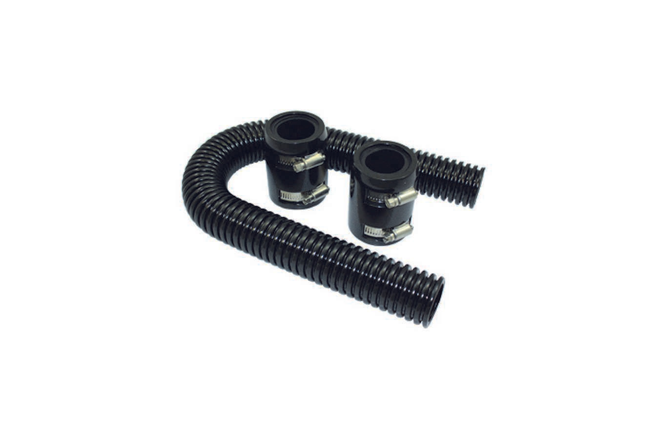 SPC Performance Radiator Hose Kit 24in w/Aluminum Caps Black SPC6452