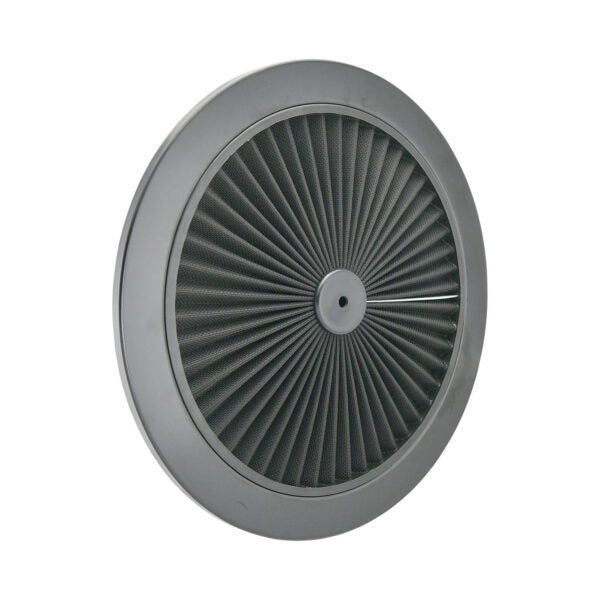 SPC Performance Air Cleaner Top 14in Flow-Thru Black Filter SPC7110ABK