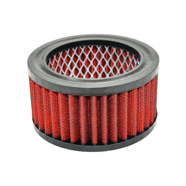 SPC Performance Air Filter Element Wash able Round 4in x 2in Red SPC7134