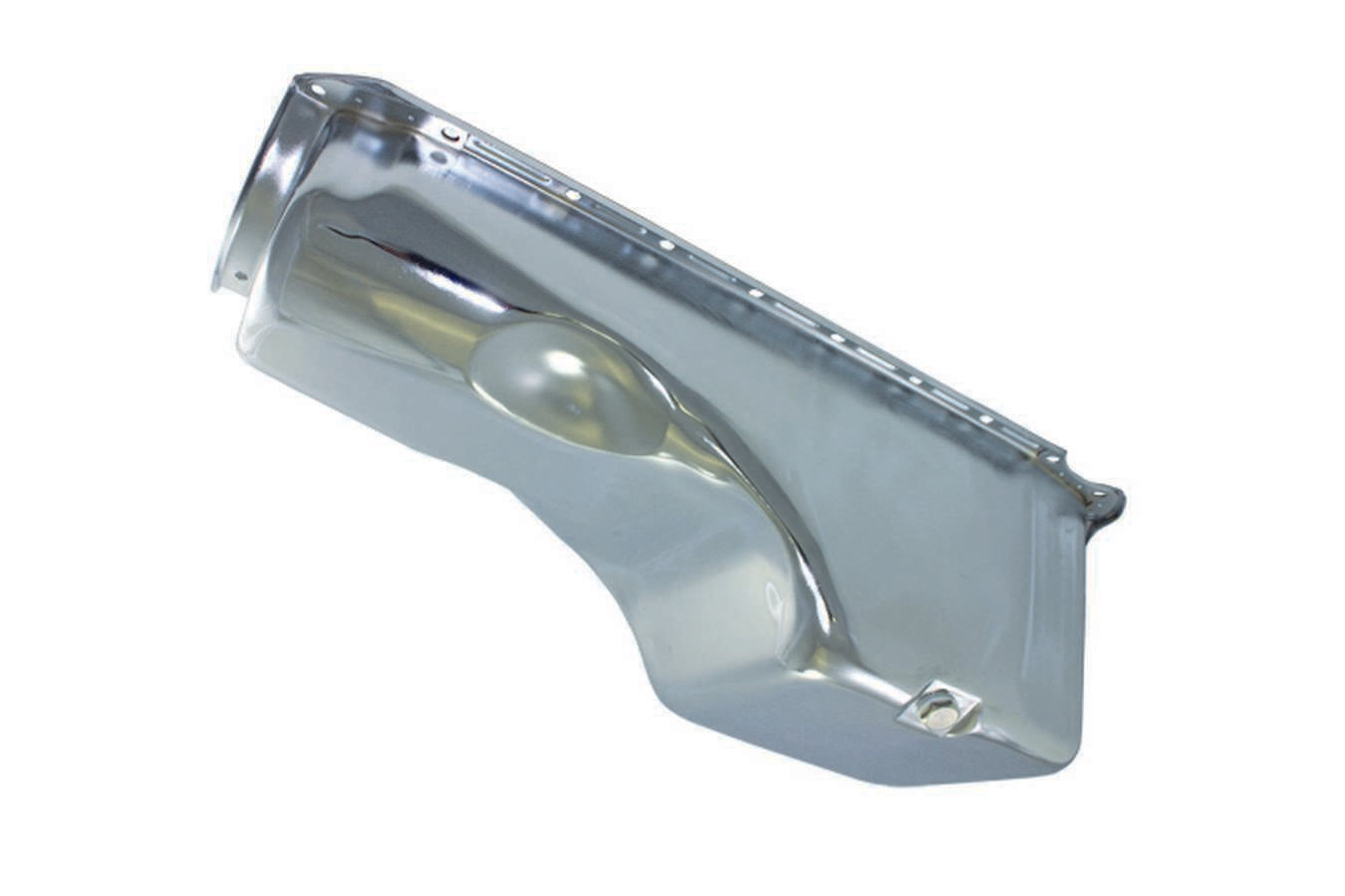 SPC Performance 65-90 BBC Steel Stock Oil Pan Chrome SPC7444