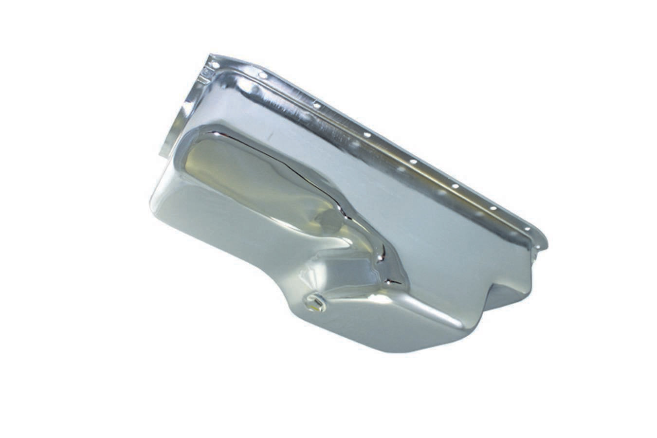 SPC Performance 64-87 SBM Steel Stock Oil Pan Chrome SPC7446