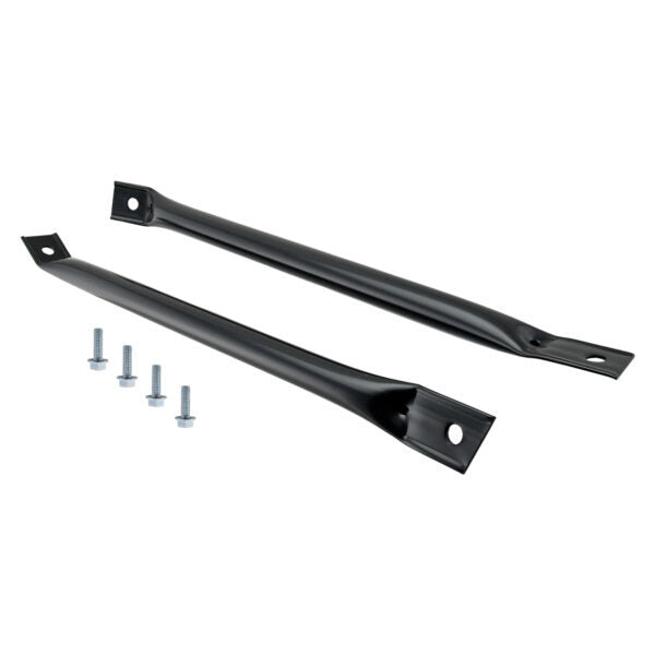 SPC Performance Radiator Reinforce Bars 67-69 Camaro Black SPC7608BK