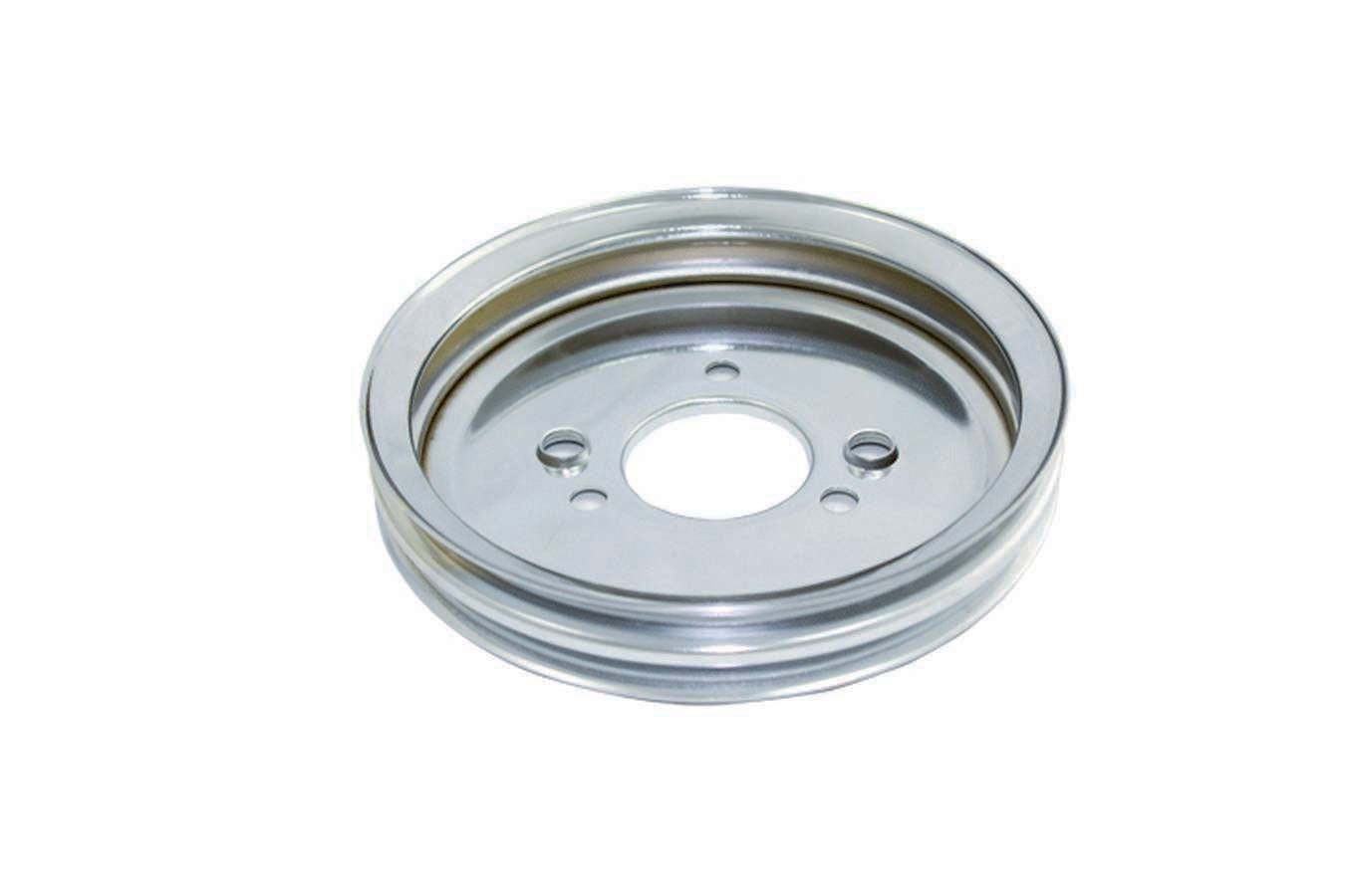 SPC Performance BBC SWP 2 Groove Crank Pulley Chrome SPC8965