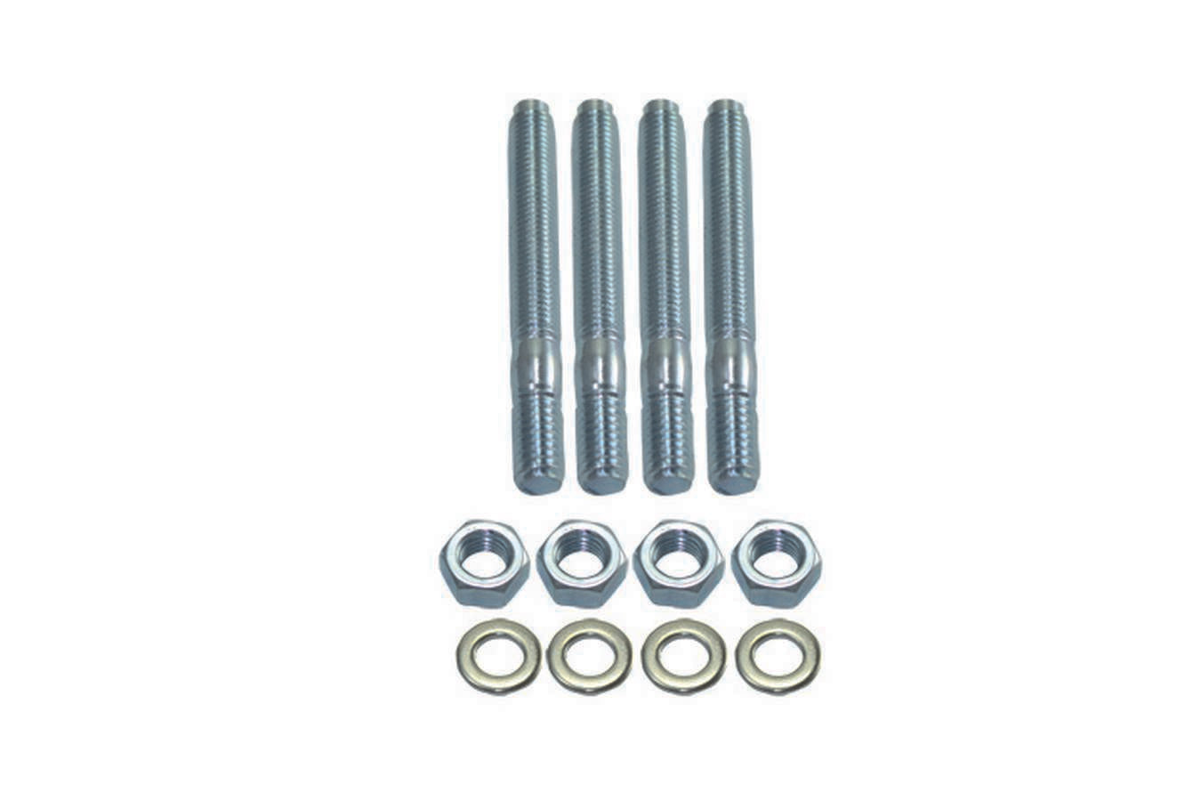 SPC Performance Carburetor Stud Kit 2-1/2in Long White Zinc SPC9129