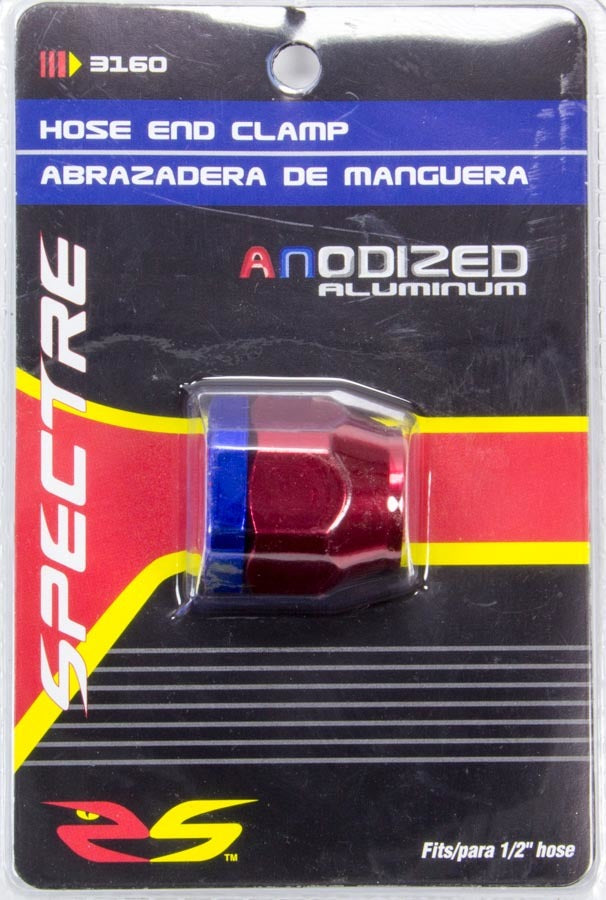 Spectre 1/2in Magna-Clamp Hose Red & Blue SPE3160
