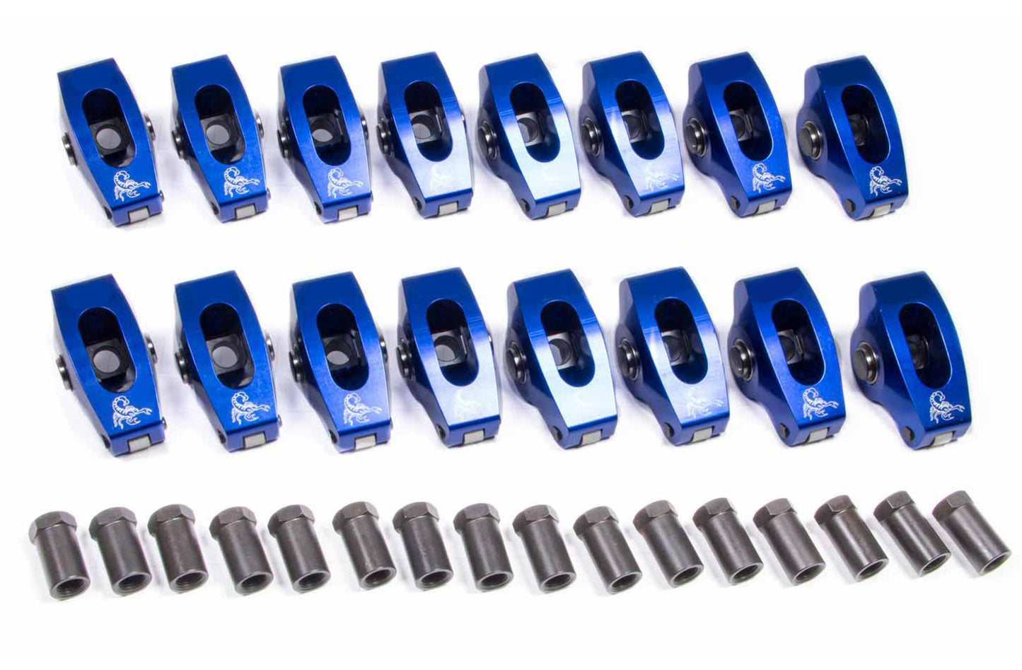 Scorpion Performance SBC Roller Rocker Arms 1.5/1.6 Ratio 7/16 Stud SPN3028