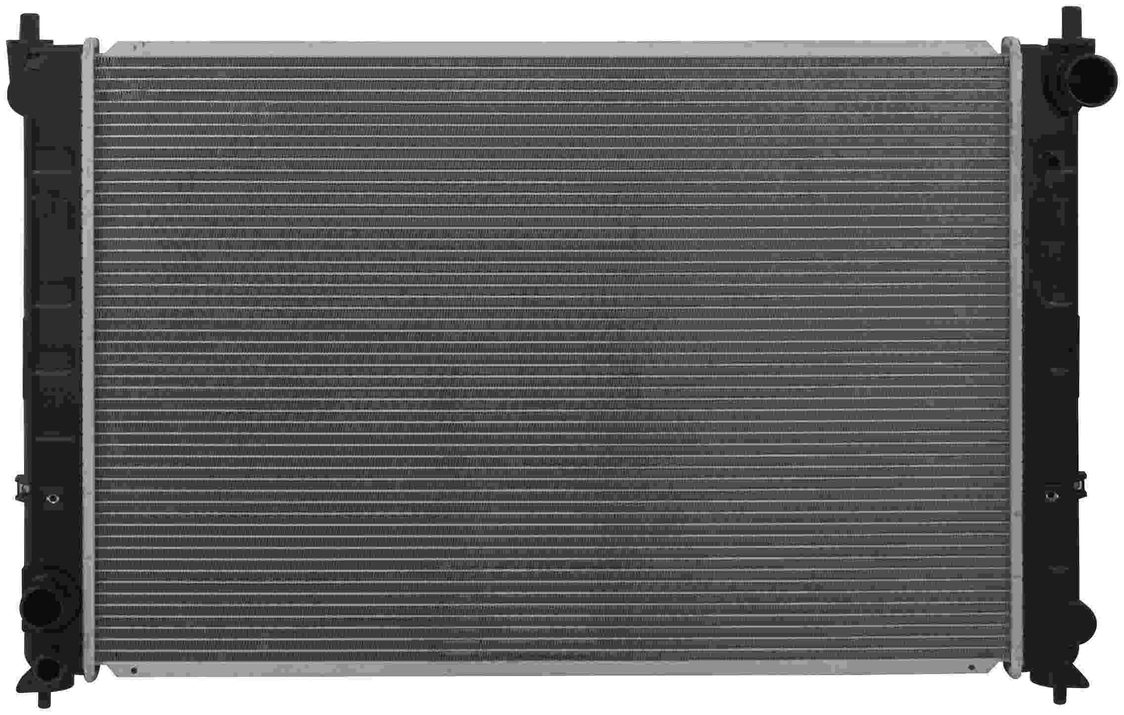 Spectra Premium COMPLETE RADIATOR  top view frsport CU2768