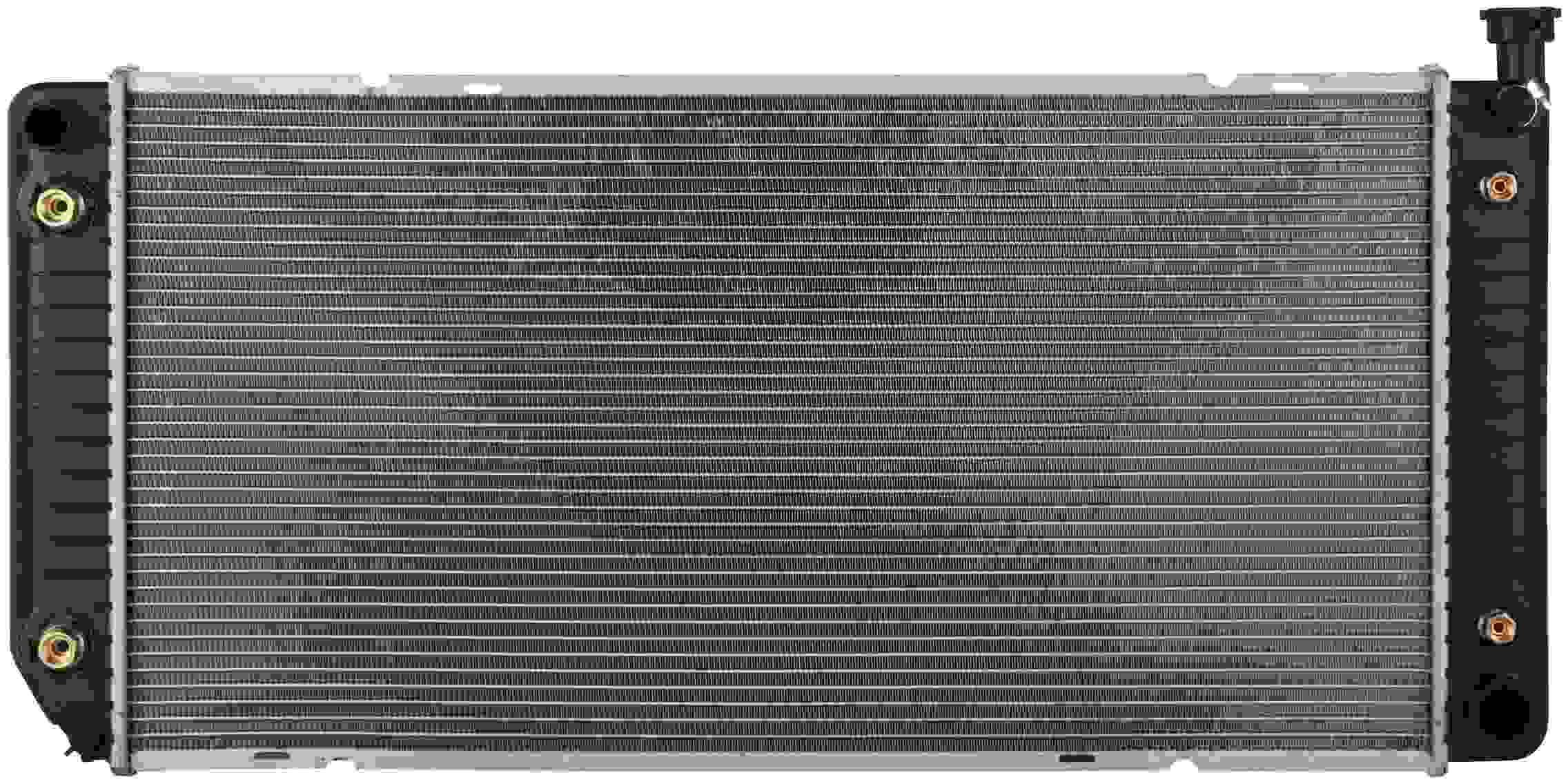 Spectra Premium COMPLETE RADIATOR  top view frsport CU624