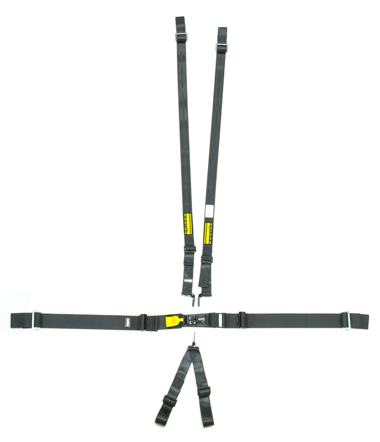 Schroth Racing 6pt Harness System SFI LatchLink Black HANS SRBSR71760H