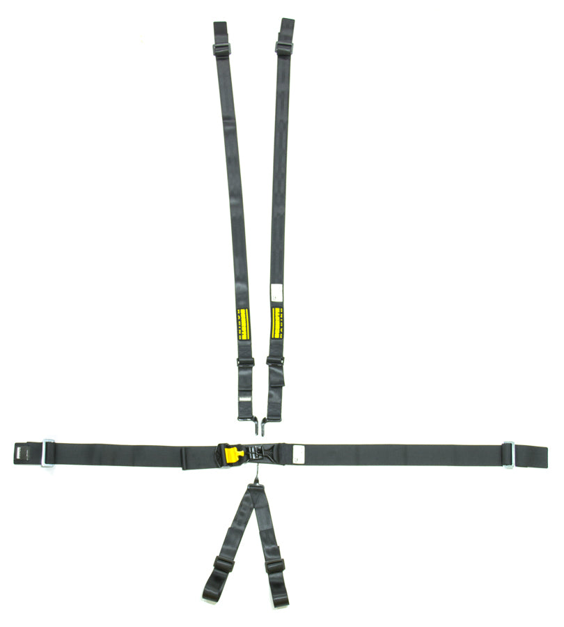 Schroth Racing 6pt Harness System SFI LatchLink Black HANS SRBSR76560H