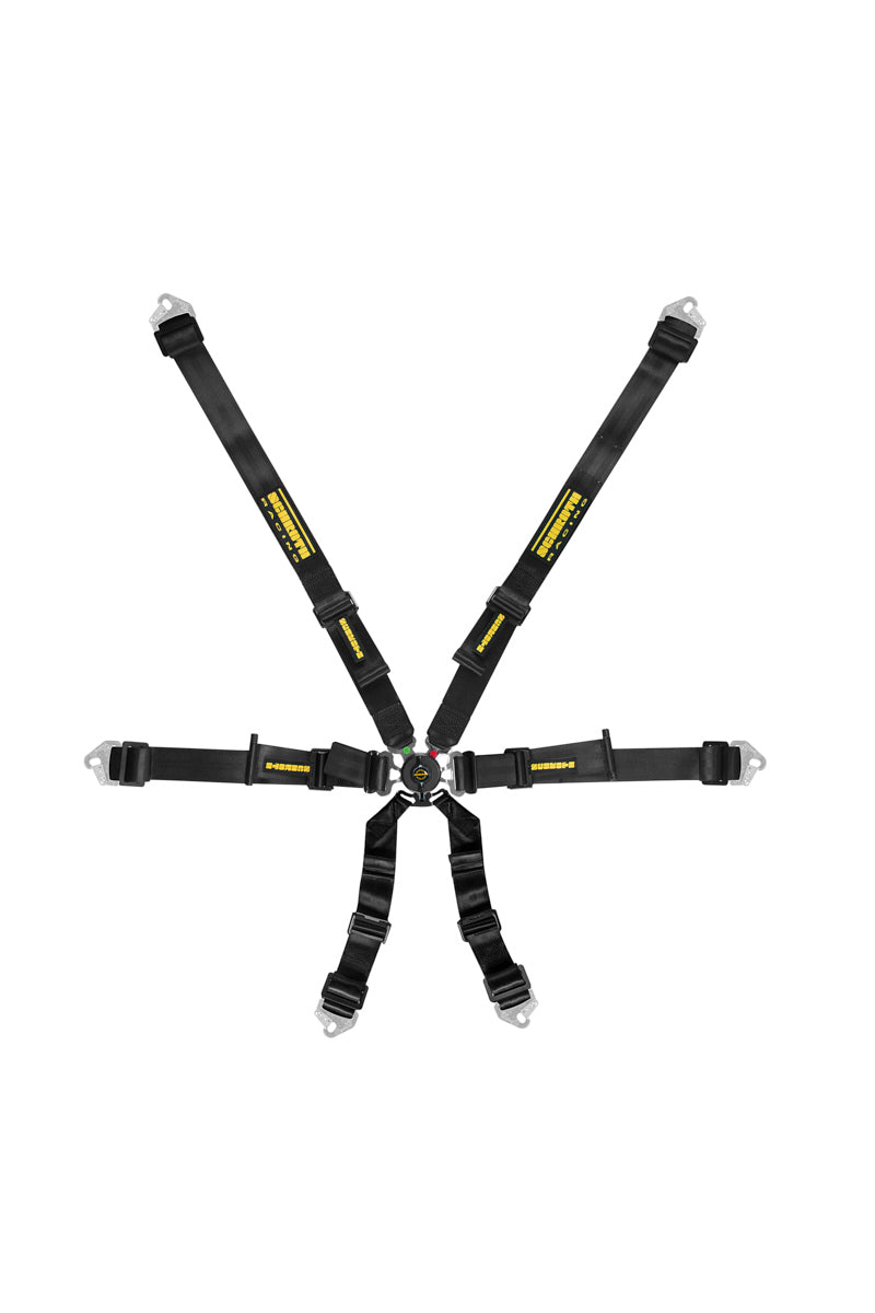 Schroth Racing 6pt Harness System Flexi Red FIA HANS SRBSR94530-2-27