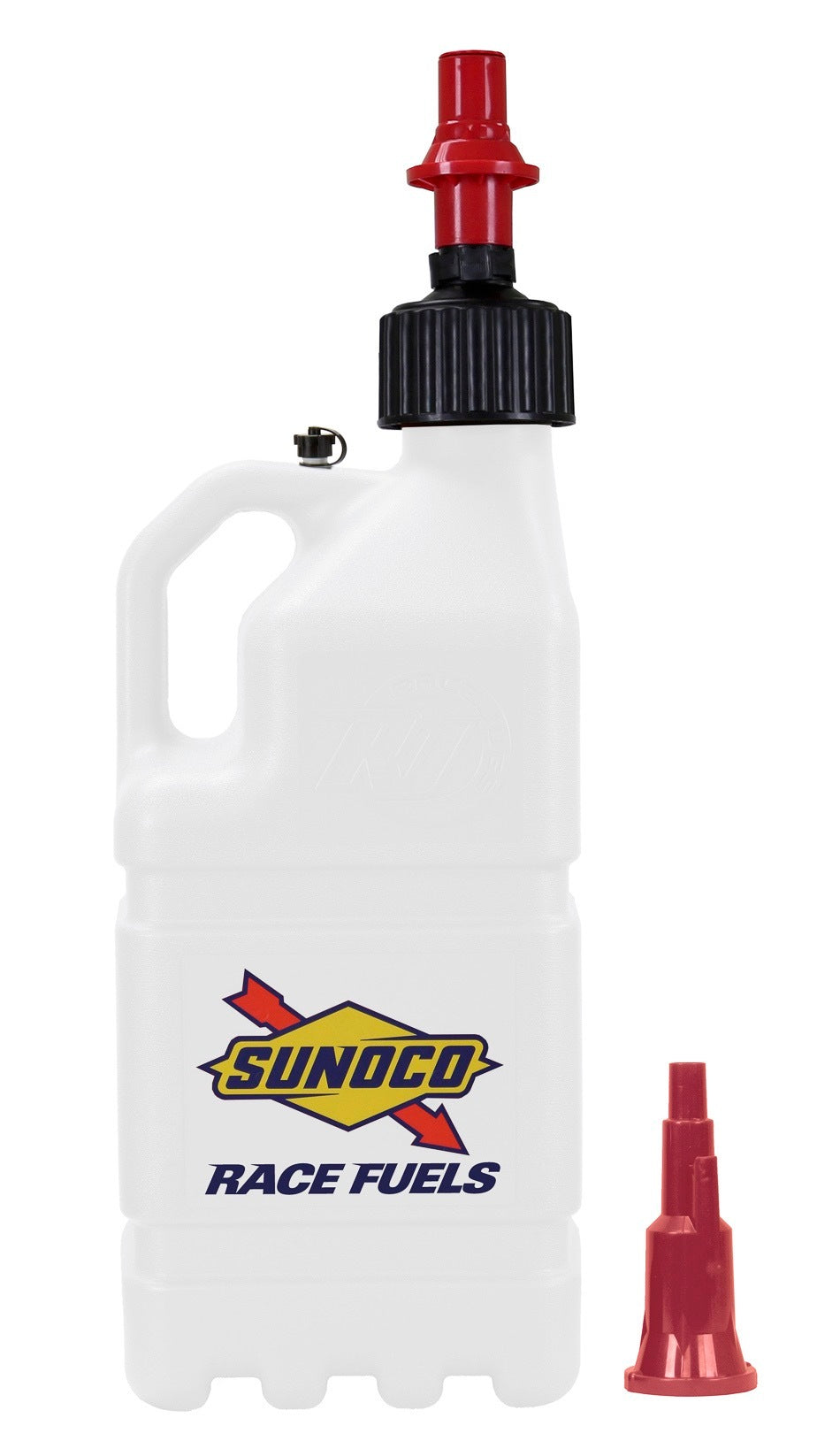 Sunoco Race Jugs White Sunoco Race Jug w/ Fastflo Lid & Vehicle SRJR7500WH-FF